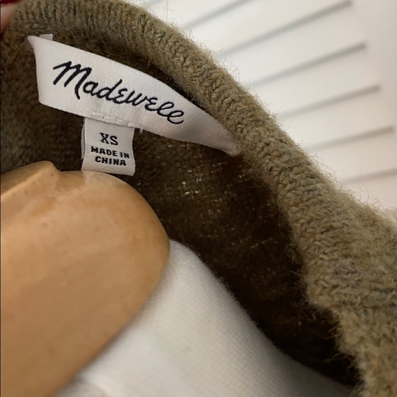 Madewell Edgewater Bubble Sleeve Cardigan Sweater - Picture 6 of 6